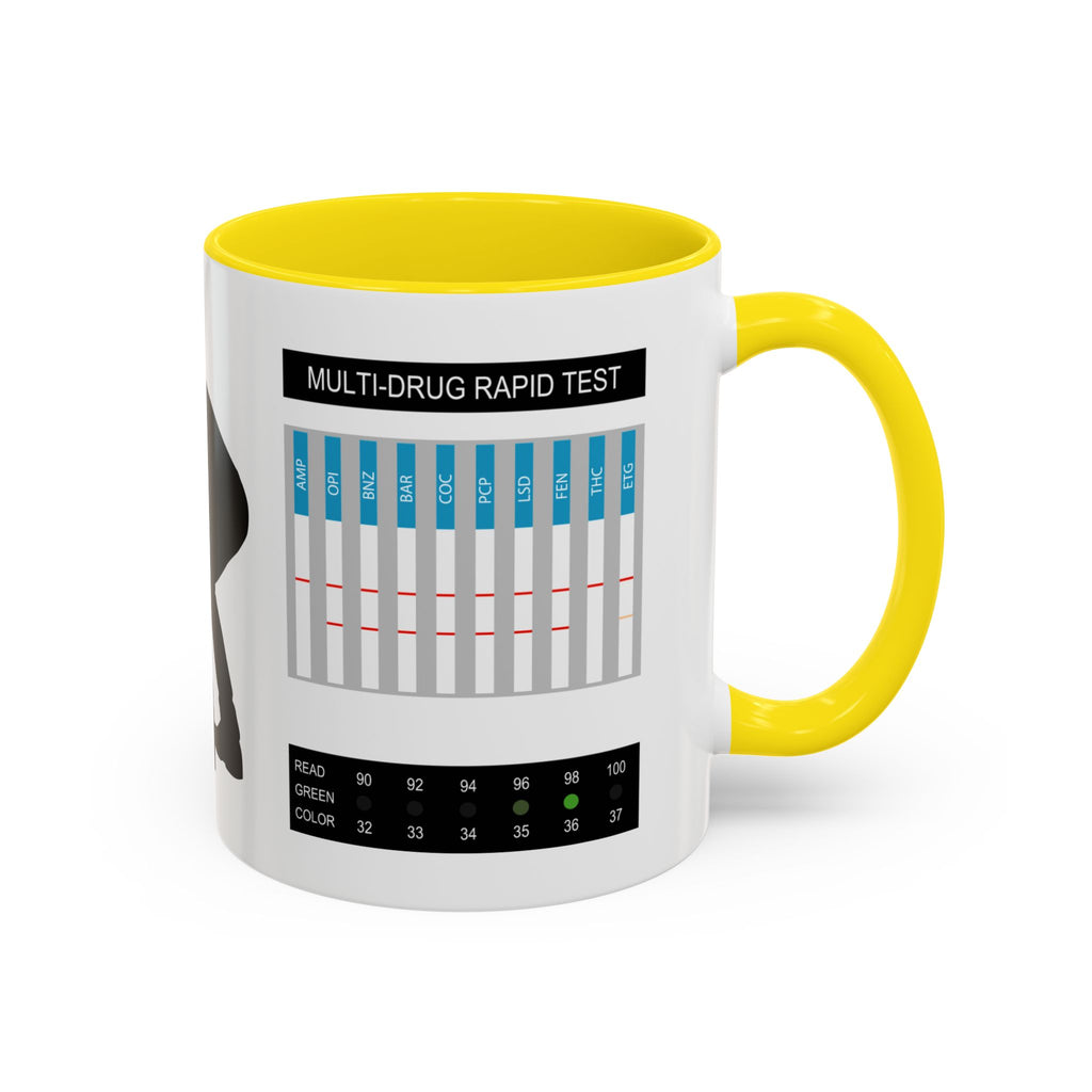 Work Humor -  Drug Test Coffee Mug for Parole and Probation Officers (Male Officer)