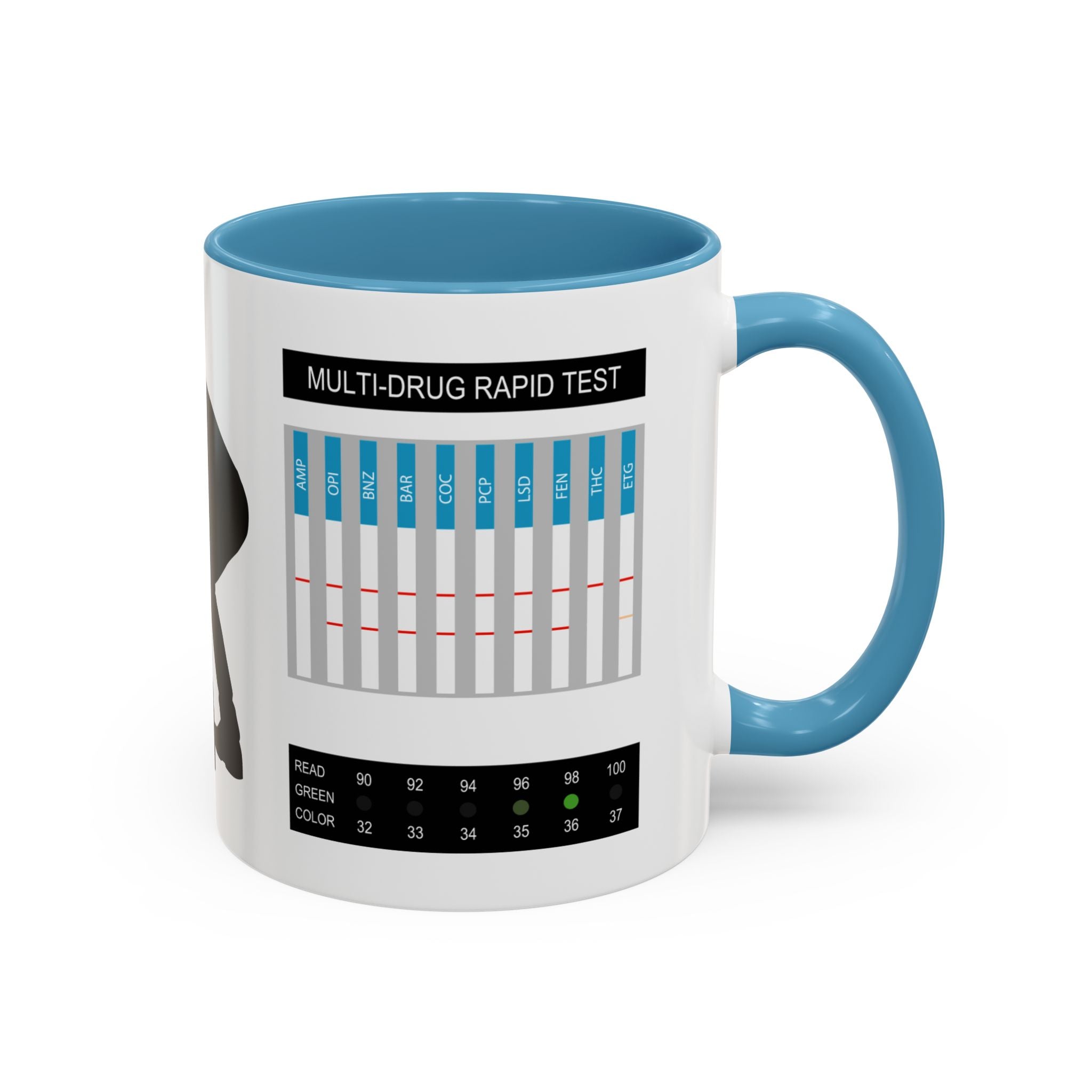 Work Humor -  Drug Test Coffee Mug for Parole and Probation Officers (Male Officer)