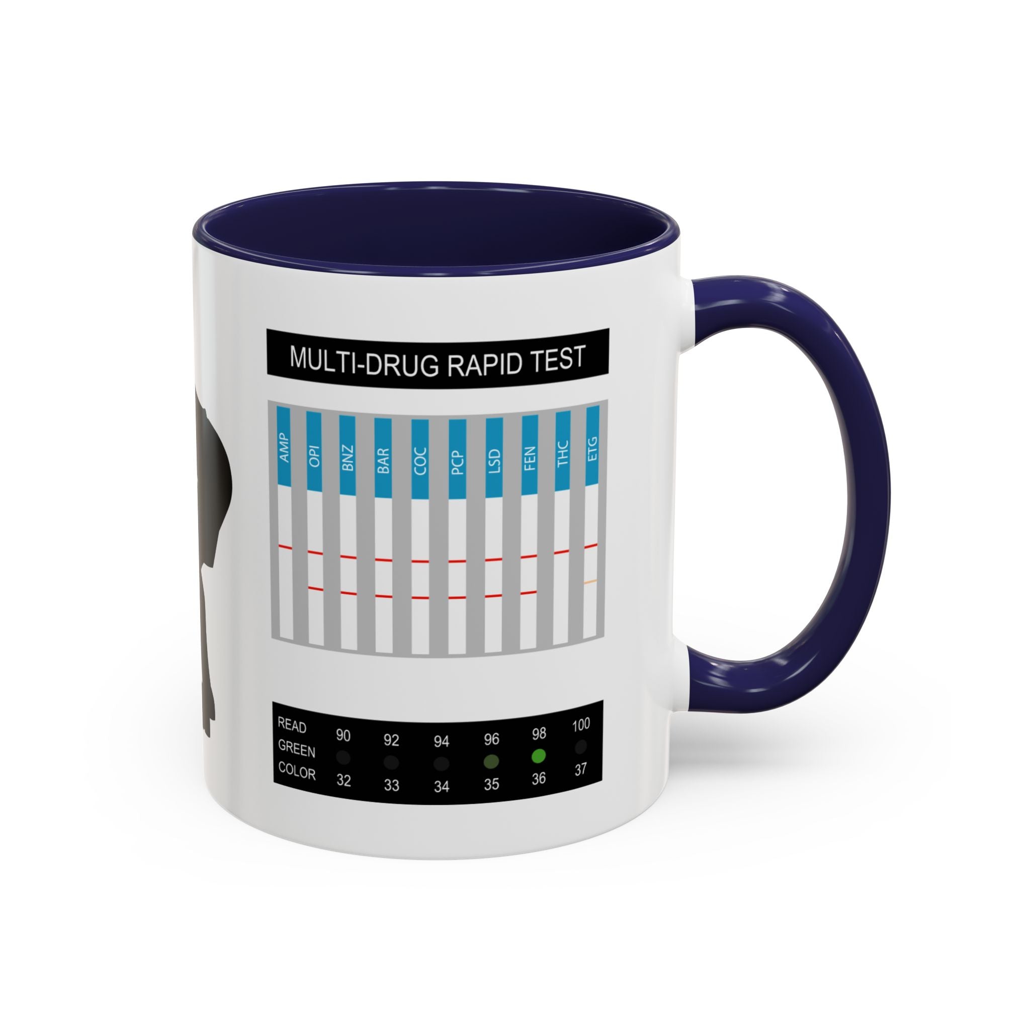 Work Humor -  Drug Test Coffee Mug for Parole and Probation Officers (Female Officer)