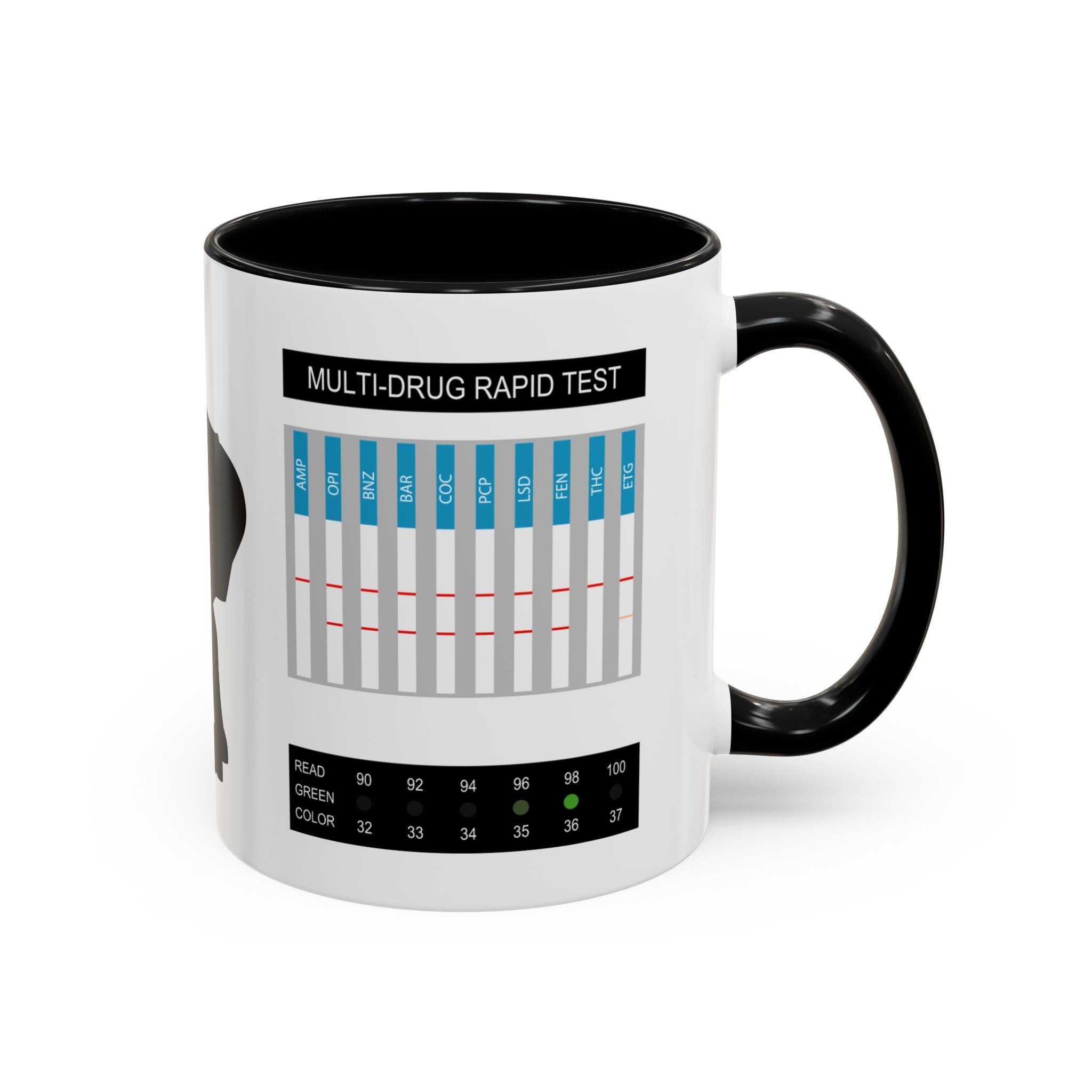 Work Humor -  Drug Test Coffee Mug for Parole and Probation Officers (Female Officer)