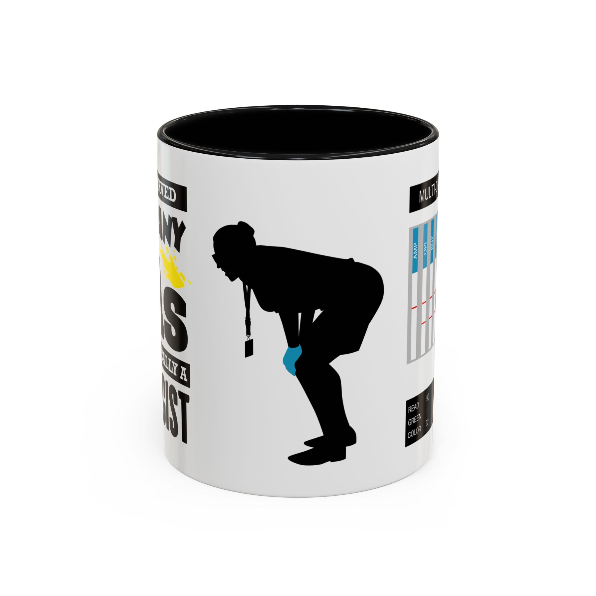 Work Humor -  Drug Test Coffee Mug for Parole and Probation Officers (Female Officer)