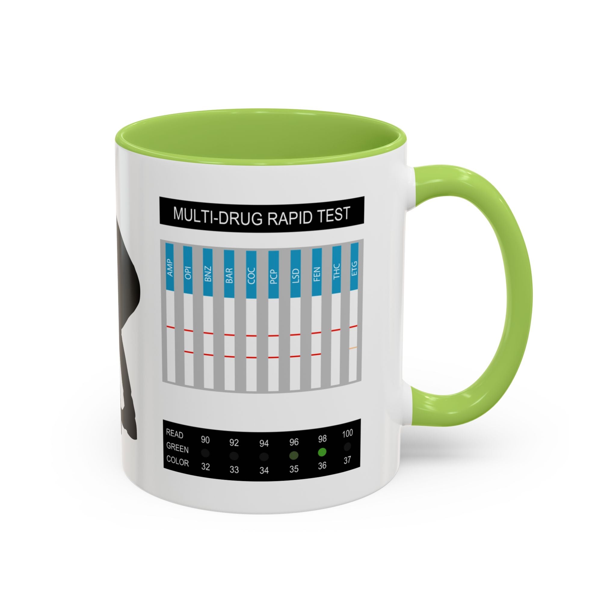 Work Humor -  Drug Test Coffee Mug for Parole and Probation Officers (Male Officer)