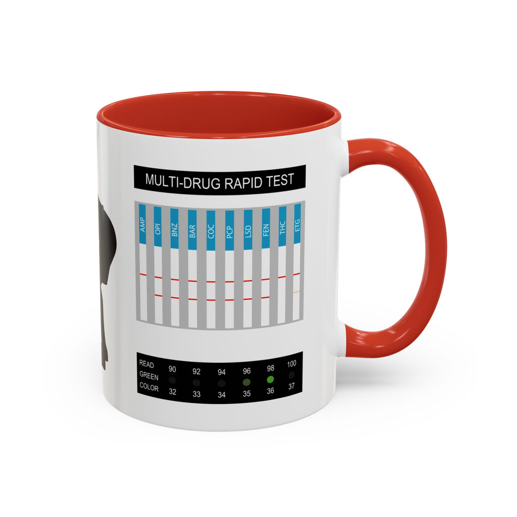 Work Humor -  Drug Test Coffee Mug for Parole and Probation Officers (Female Officer)