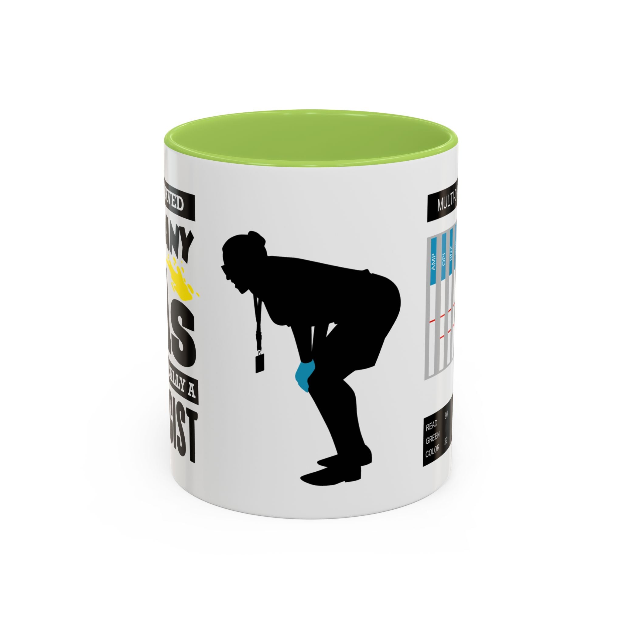 Work Humor -  Drug Test Coffee Mug for Parole and Probation Officers (Female Officer)