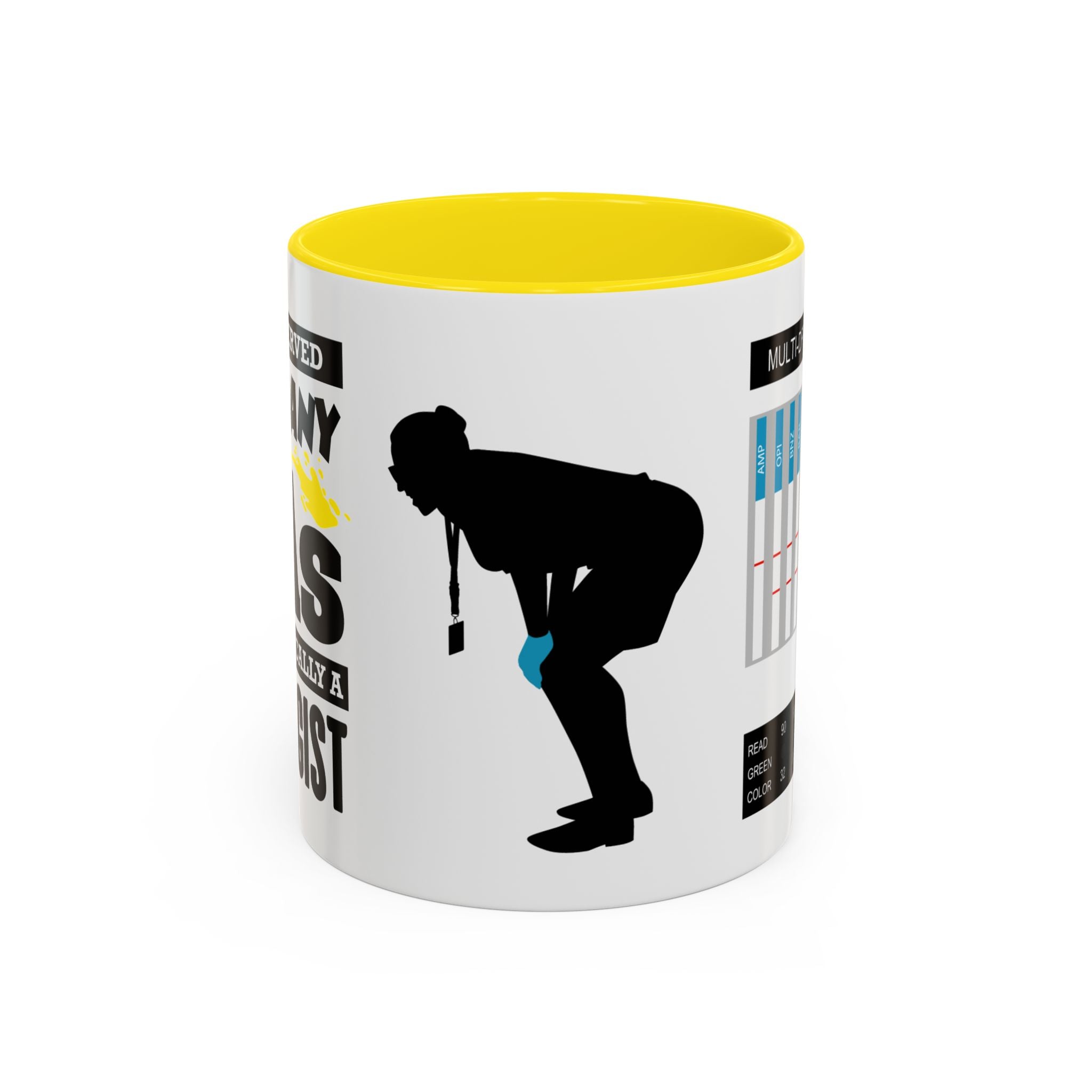 Work Humor -  Drug Test Coffee Mug for Parole and Probation Officers (Female Officer)