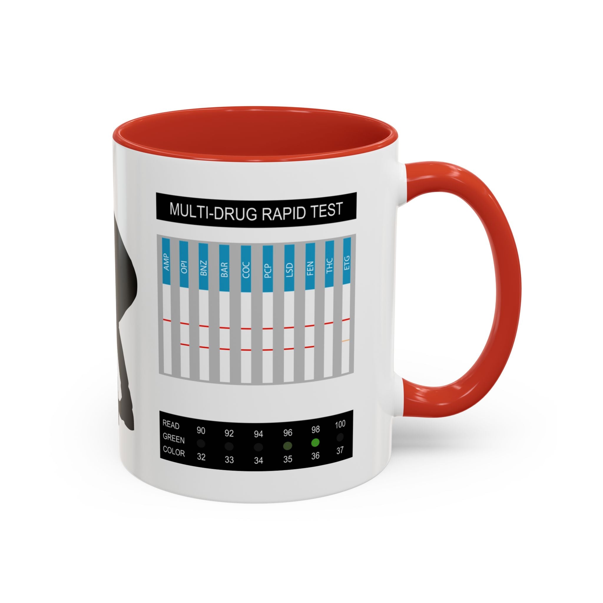 Work Humor -  Drug Test Coffee Mug for Parole and Probation Officers (Male Officer)