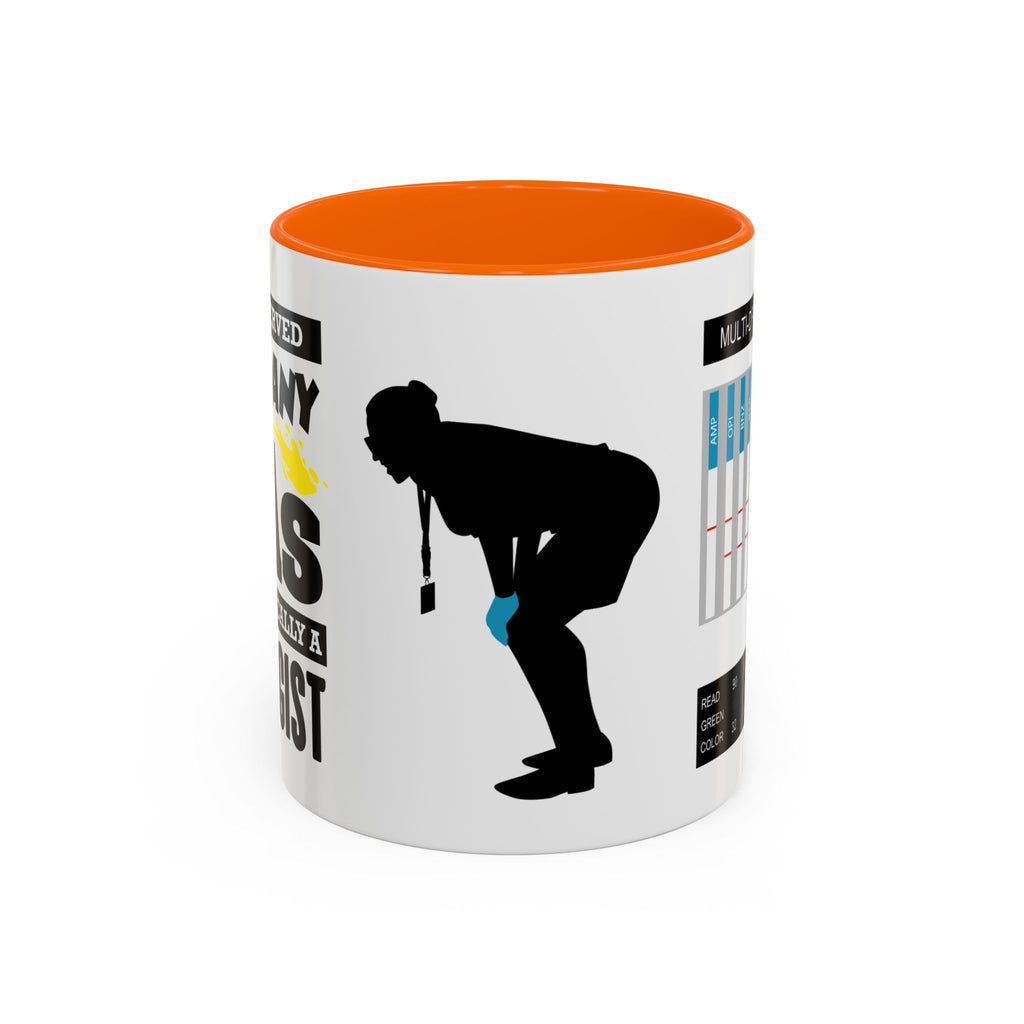 Work Humor -  Drug Test Coffee Mug for Parole and Probation Officers (Female Officer)