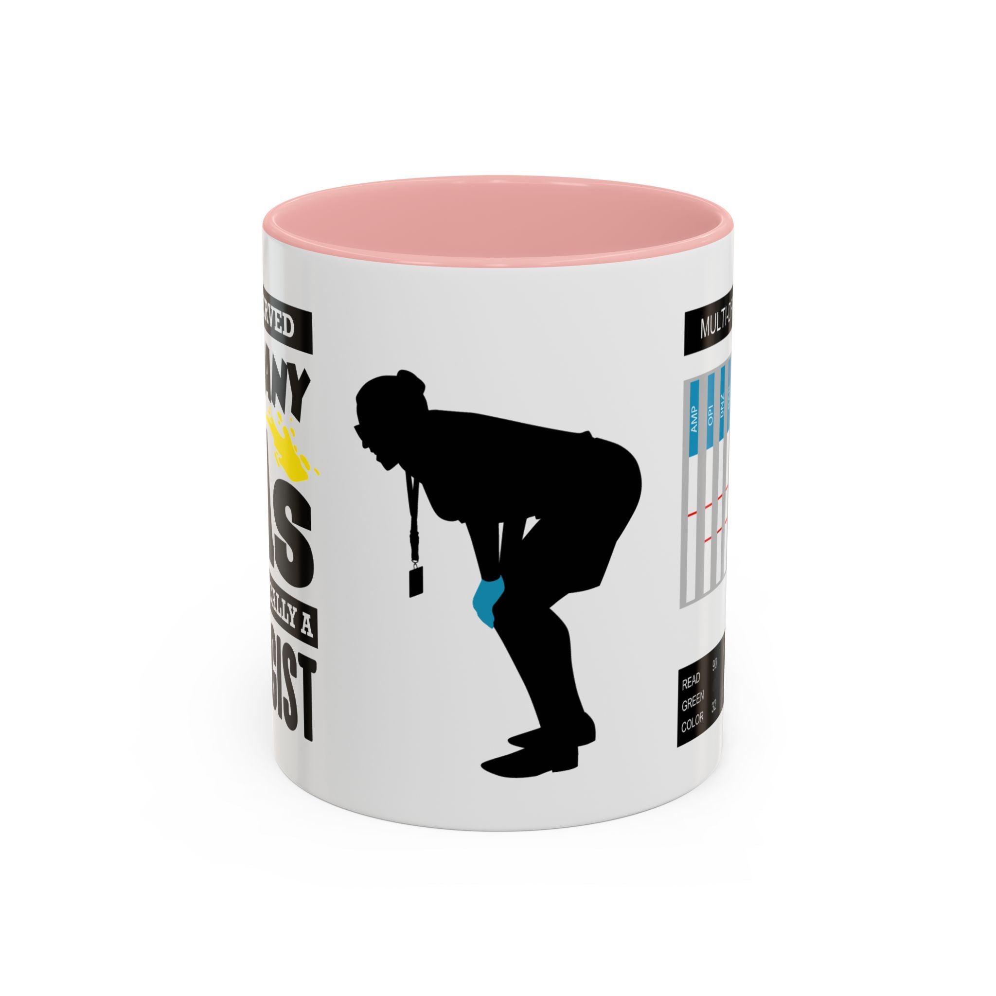 Work Humor -  Drug Test Coffee Mug for Parole and Probation Officers (Female Officer)